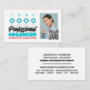 Plan for Success Design, Professional Organizer Business Card