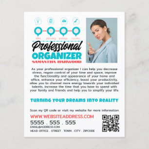 Plan for Success Design, Professional Organizer Flyer