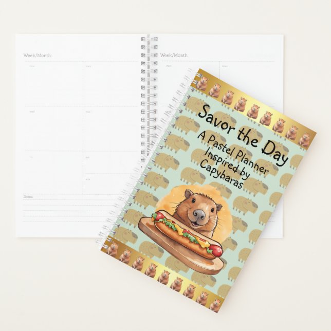 Plan Happy, Live Happy: The Capybara Way! Planner (Display)