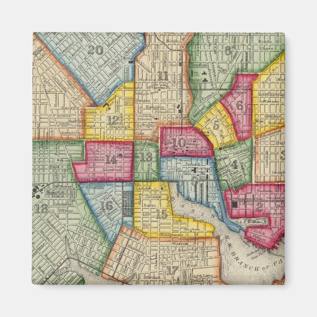 Plan Of Baltimore Magnet (Front)