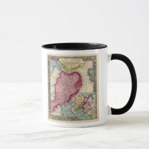Plan Of Boston Mug