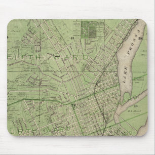 Plan of Dubuque, Dubuque County, State of Iowa Mouse Mat