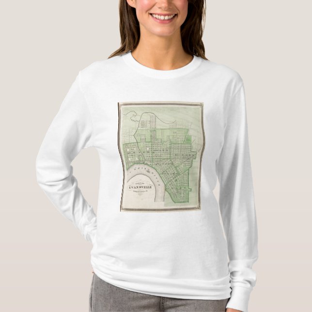 Plan of Evansville, Vanderburgh Co T-Shirt (Front)