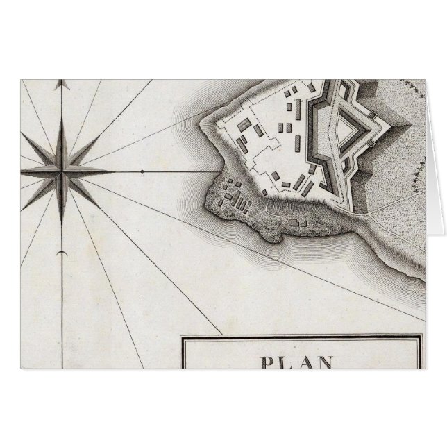 Plan of Fort Niagara (Front Horizontal)