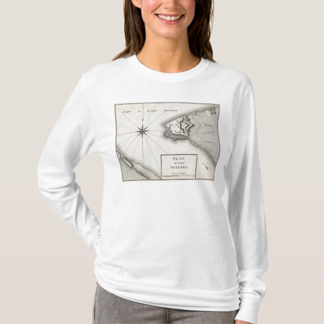 Plan of Fort Niagara T-Shirt (Front)