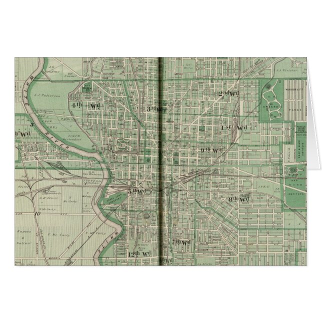 Plan of Indianapolis (Front Horizontal)