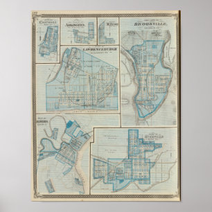 Plan of Lawrenceburgh Poster