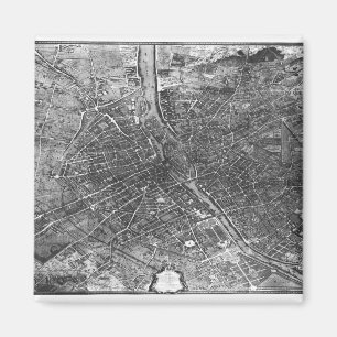 Plan of Paris, known as the 'Plan de Turgot' Magnet