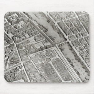 Plan of Paris, known as the 'Plan de Turgot' Mouse Mat