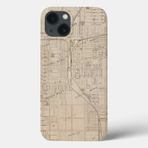 Plan of Terre Haute, Vigo Co iPhone 13 Case