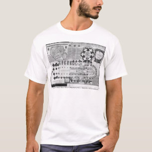 Plan of the Abbey Church of St. Denis, 1705 T-Shirt