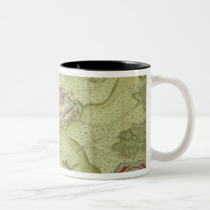 Plan of the Battle of Mollwitz Two-Tone Coffee Mug
