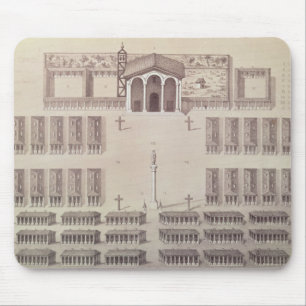 Plan of the Candelaria Mission in Paraguay Mouse Mat