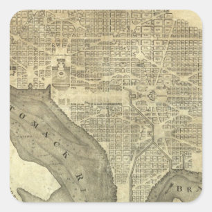 Plan of the City of Washington Square Sticker