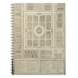 Plan of the King's Vegetable Gardens at Versailles Notebook