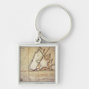 Plan of the New Fort at Pittsburgh Key Ring