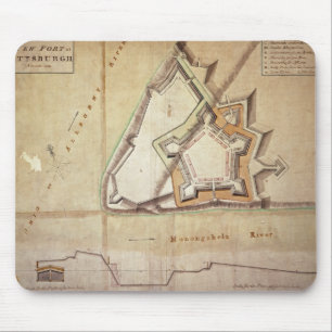 Plan of the New Fort at Pittsburgh Mouse Mat
