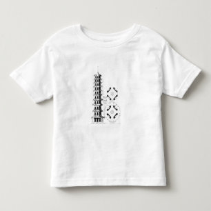 Plan of the Pagoda at Kew, from 'Jardins Anglo-Chi Toddler T-Shirt