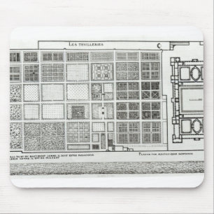 Plan of the Palace and Garden Mouse Mat