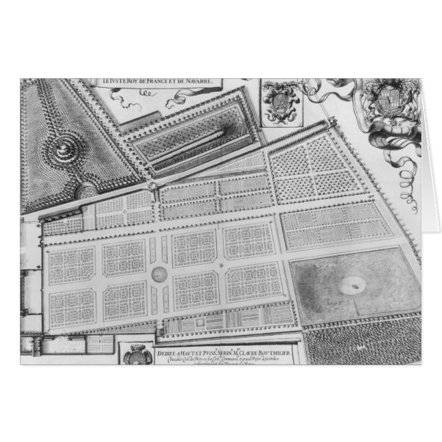 Plan of the Royal Garden (Front Horizontal)