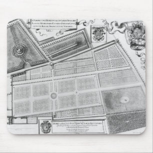 Plan of the Royal Garden Mouse Mat