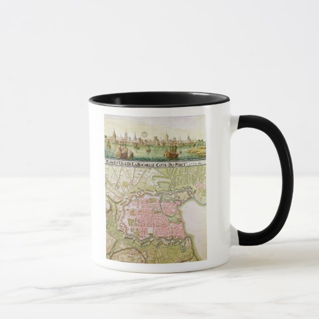 Plan of the town of La Rochelle, 1736 Mug (Right)