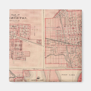 Plan of Warsaw with Pierceton, Plymouth Magnet