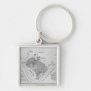 Plan of Washington D.C. Key Ring