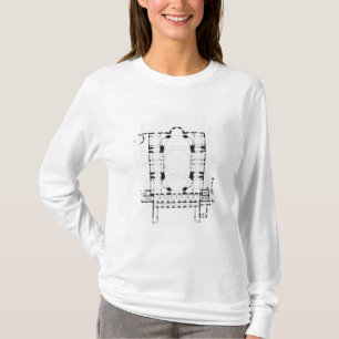 Plan to show the orientation of the narthex T-Shirt