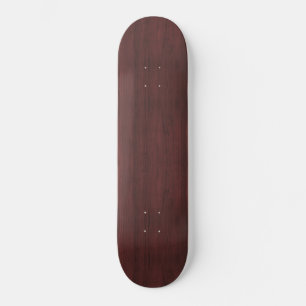 planche à roulette bois acajou foncé skateboard