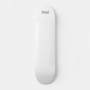 Planche Blanche Steel-Skateboard Skateboard