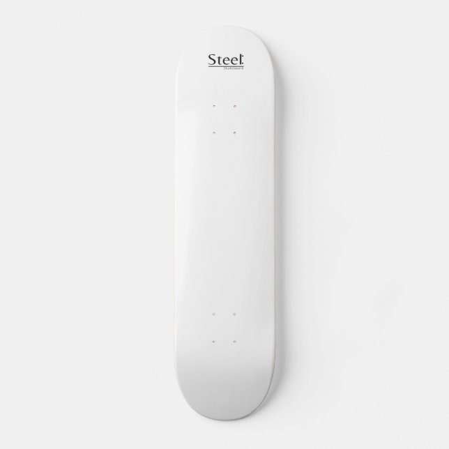 Planche Blanche Steel-Skateboard Skateboard (Front)