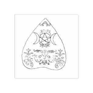 Planchette Rubber Stamp