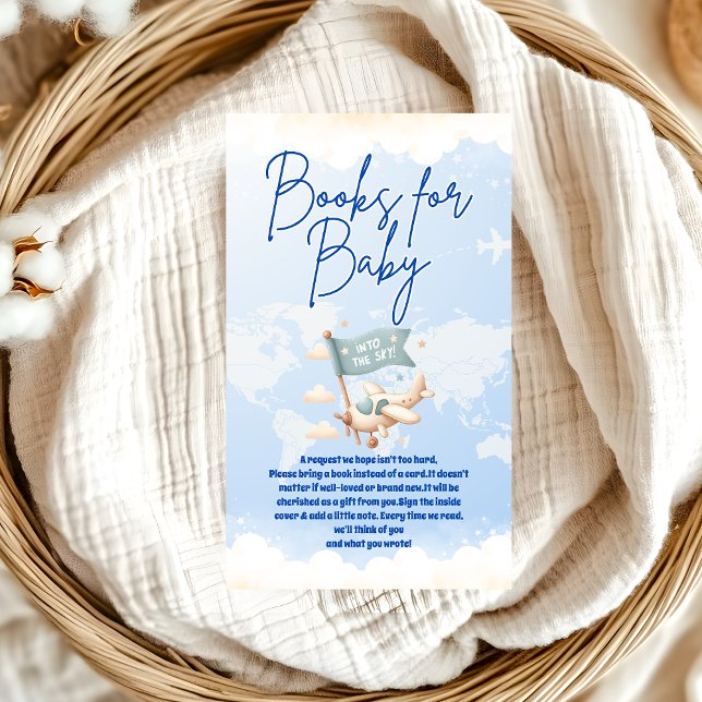 Plane Adventure Awaits Books for Baby  Enclosure Card (Creator Uploaded)