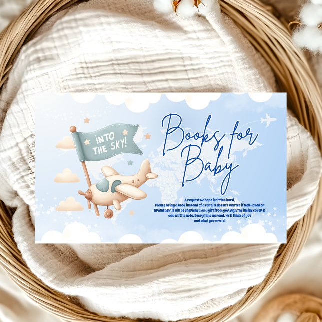 Plane Adventure Awaits Books for Baby  Enclosure Card (Creator Uploaded)