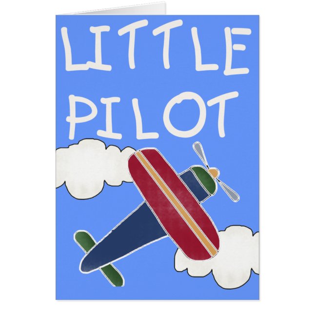 Plane and Clouds Little Pilot (Front)