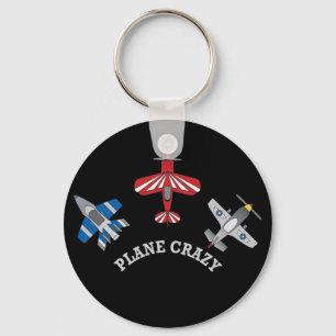 Plane Crazy Key Ring