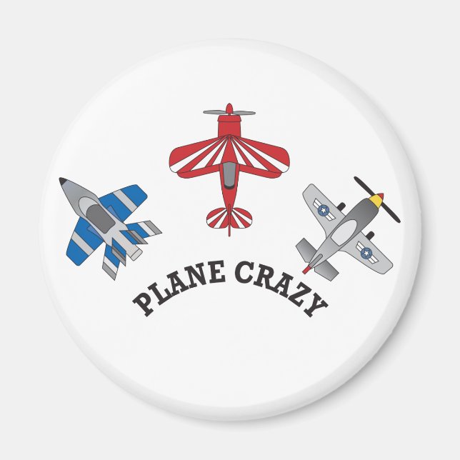 Plane Crazy Magnet (Front)