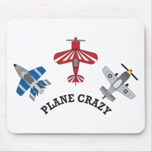 Plane Crazy Mouse Mat