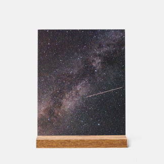 Plane crossing the Milky Way (2024) Acrylic Sign