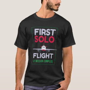 Plane Flight I First Solo Flight I Aeroplane Child T-Shirt