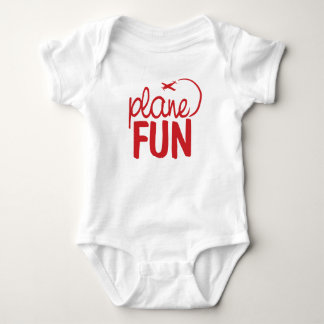 Plane FUN Baby!  - The Way to Fly through a DaY! Baby Bodysuit