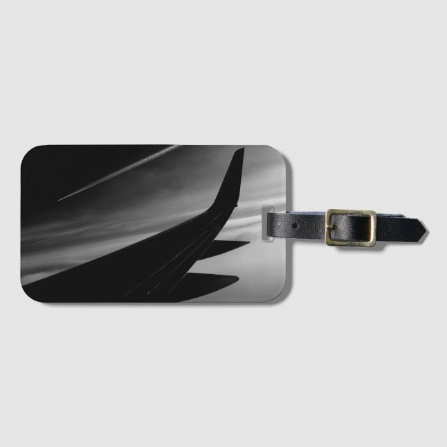 Plane in the Air Luggage Tag (Front Horizontal)