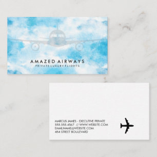Plane in the Sky Business Card