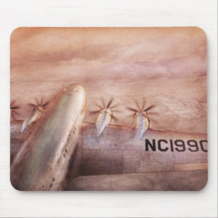 Plane - Pilot - Tropical getaway Mouse Mat