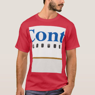Plane s Continental Airlines T-Shirt