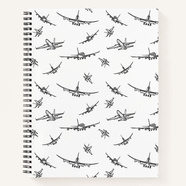 Plane Sketches // Notebook (Front)