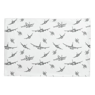 Plane Sketches // Pillowcase