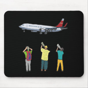 Plane Spotting Mouse Mat