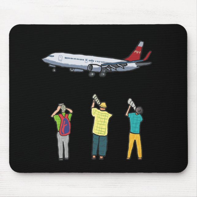 Plane Spotting Mouse Mat (Front)